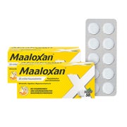 Produktabbildung: Maaloxan 25 mVal Kautabletten Doppelpack 2X50 St