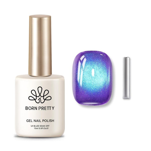 Nagellack Gel Magnetisch Cat Eye UV Nagelkunst Blaubeere 1 St