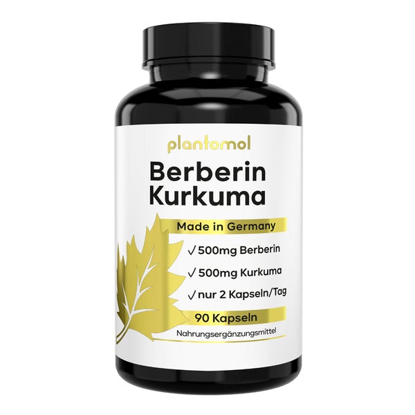 plantomol® Berberin Kurkuma - Blutzucker Kapseln mit Chrom