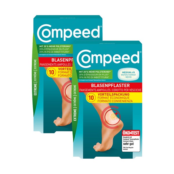 Compeed Blasenpflaster Extreme Doppelpac 2X10 St
