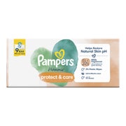 Pampers Harmonie Protect & Care Feuchttücher 9 Packungen = 396 Feuchttücher 1 St
