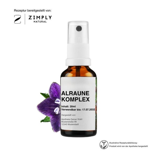Zimply Natural ALRAUNE KOMPLEX - Pflanzbasierte Rezeptur 30 ml