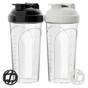 PZMLOASN Protein Shaker 700ml (2 Stück) - Auslaufsicher & BPA-frei