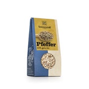 Pfeffer weiß ganz bio 35 g – Milde Schärfe für feine Gerichte