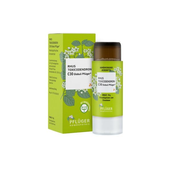 Rhus toxicodendron C30 Globuli Pflüger 10 g