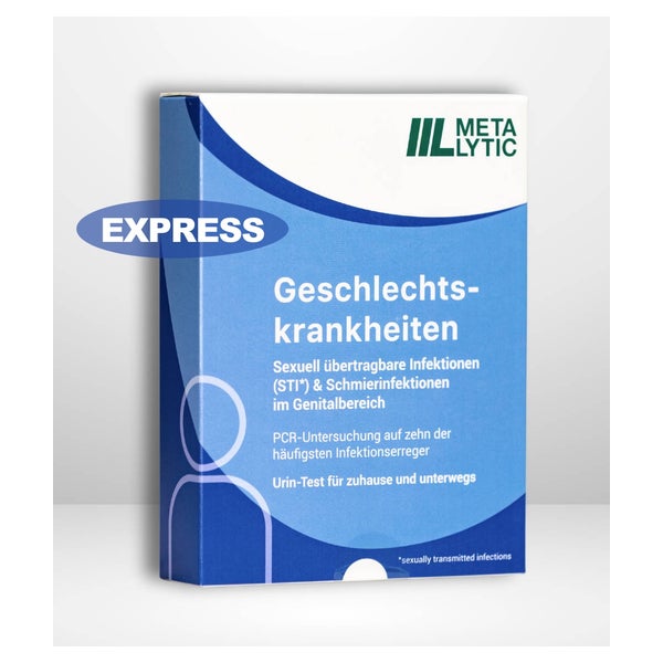 STI-, Geschlechtskrankheiten Test auf 4 Erreger - EXPRESS 1 St