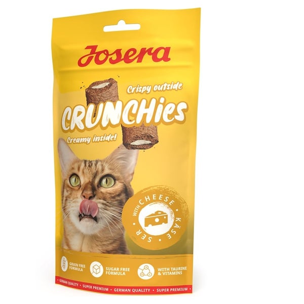 JOSERA Crunchies with Cheese knusprige Leckereien mit Käse für Katzen 0,06 kg