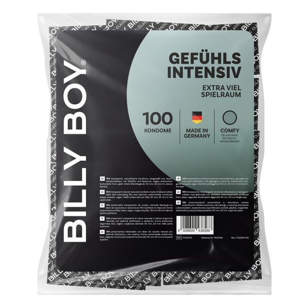 «Gefühlsintensiv» Kondome – 100 Stück, anatomisch, 55–62 mm (100 Kondome) 100 St