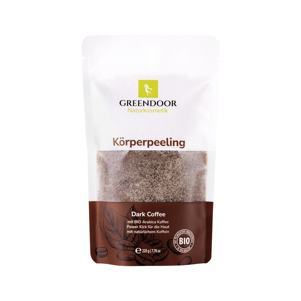 GREENDOOR Körperpeeling Dark Coffee 220 g