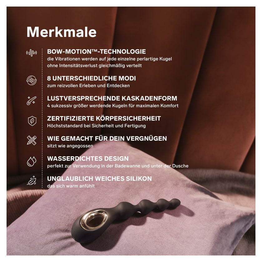sexpuppe wird gefickt LELO SORAYA Beads Anal Vibrator - Violet Dusk 1 St online kaufen