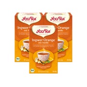 Yogi Tea - Ingwer Orange Bio Gewürztee | 3 x 30,6g 3x17 St