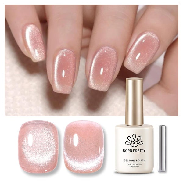 Nagellack Gel Magnetic Cat Eye Jelly UV Kristall Aurora Hell 1 St