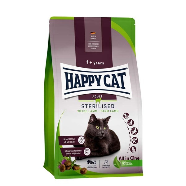 Happy Cat - Sterilised Adult Weide-Lamm 1,8 kg