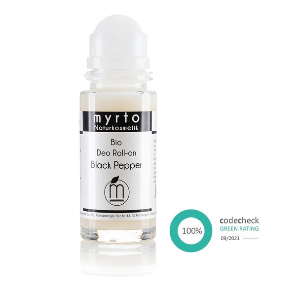 myrto Bio Deo Roll-on Black Pepper - ohne Aluminium - 50ml 1 St