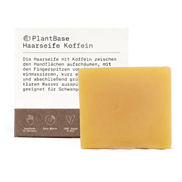 PlantBase Haarseife Koffein Bio 100 g
