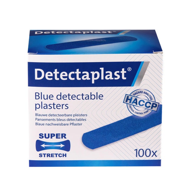 Detectaplast Pflaster Blau Detektierbar 19x72mm 100 St