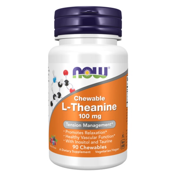 L-Theanin mit Inositol und Taurin 100 mg, Kautabletten 90 St
