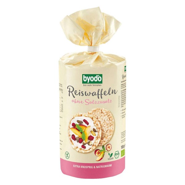 BYODO Bio Reiswaffeln ohne Salz 100 g