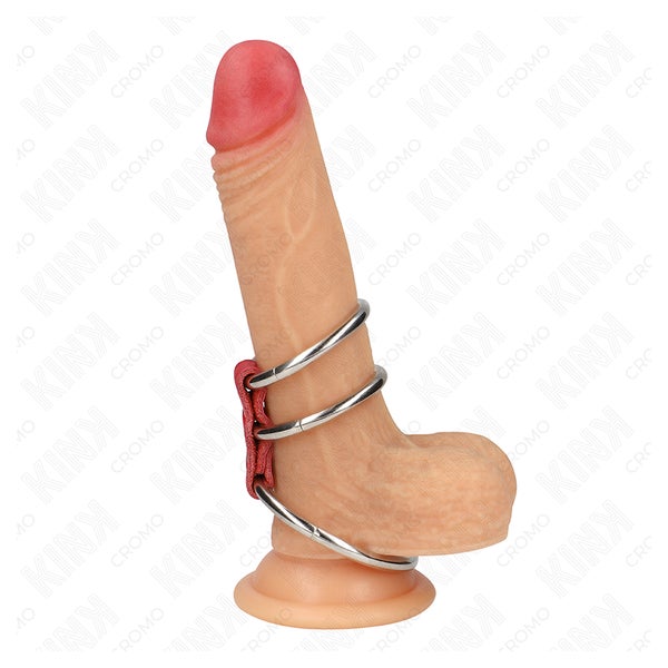 Kink - Dreifach Metall Penisring 1 St