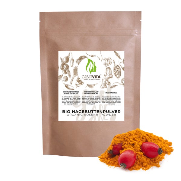 GreatVita Bio Hagebuttenpulver 400 g