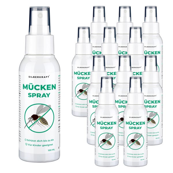 Silberkraft Mückenspray 12 x 100 ml 1200 ml