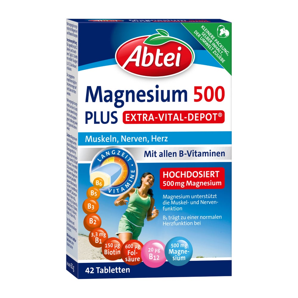 Abtei Magnesium 500 Plus Tabletten 42 St