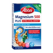 Produktabbildung: Abtei Magnesium 500 Plus Tabletten 42 St