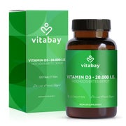 Produktabbildung: Vitabay Vitamin D3 Depot 20.000 I.E. 120 St