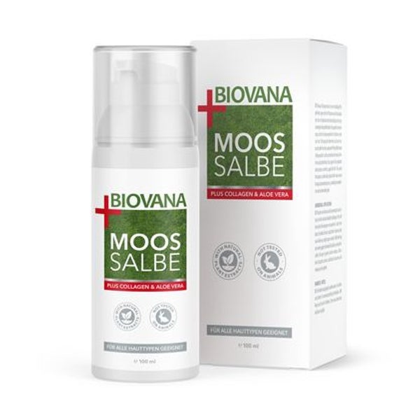 Biovana Moossalbe Plus mit Collagen Coenzym Q10 & Aloe Vera 100 ml