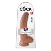 King Cock - Naturdidlo mit Hoden 23cm