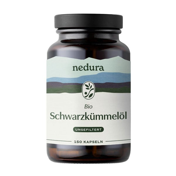 Nedura BIO Schwarzkümmelöl Kapseln (ungefiltert) 150 St