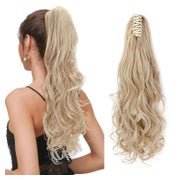 Pferdeschwanzclip Extensions 60 cm #18 613 Dunkelblond&Bleac 1 St