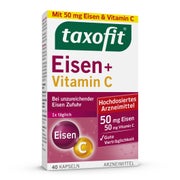 Produktabbildung: Taxofit Eisen+vitamin C Kapseln 40 St