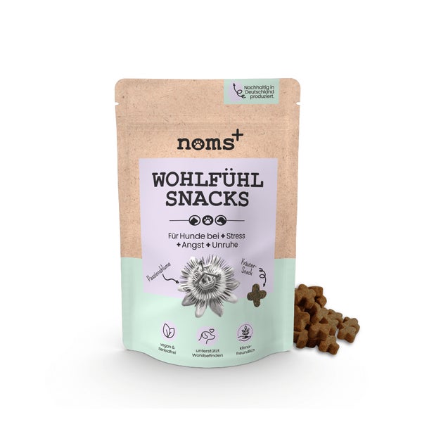 Wohlfühlsnacks für Hunde bei Stress, Angst, Unruhe & Hyperaktivität 125 g