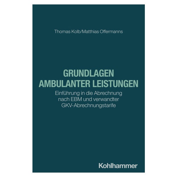 Grundlagen ambulanter Leistungen 1 St