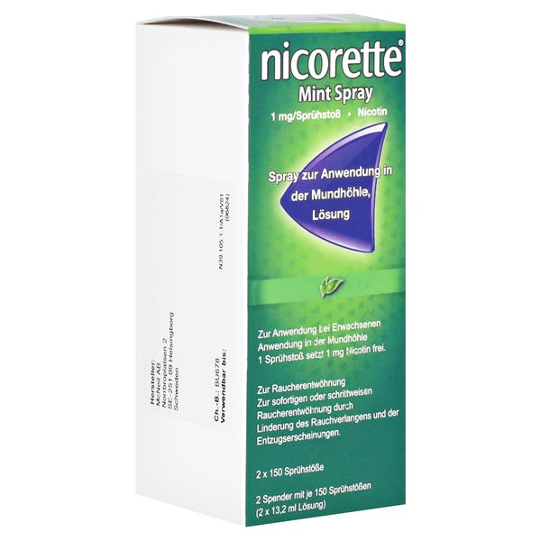 Nicorette Mint Spray 1 mg/Sprühstoß - Reimport 300 Sp
