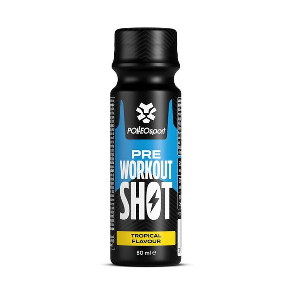 Polleo SHOT Pre-Workout, 80 ml, Tropical 80 ml