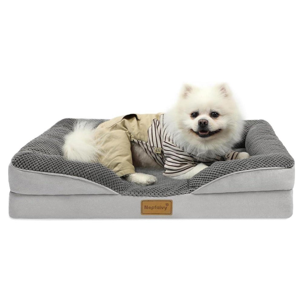 Hundebett orthopädisches Hundesofa rutschfest Kistenschaum M 1 St