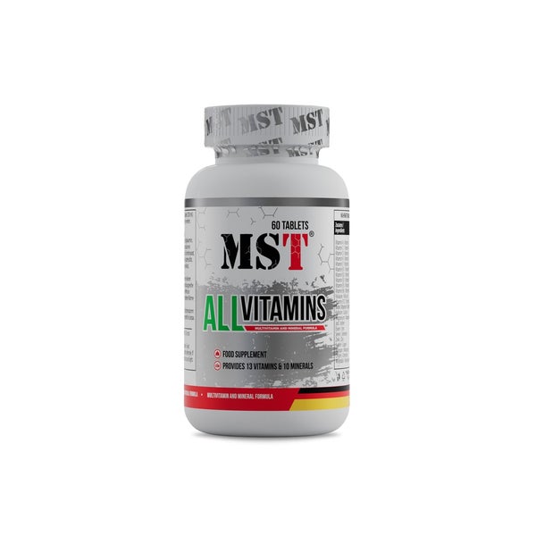 All Vitamins 60 Tablets Alle Vitamine und Mineralien in eine 60 St