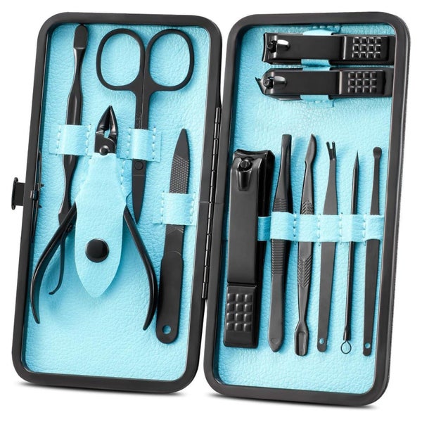 Maniküre Pediküre Set 12-teilig Edelstahl NagelpflegesetLuxu 1 St