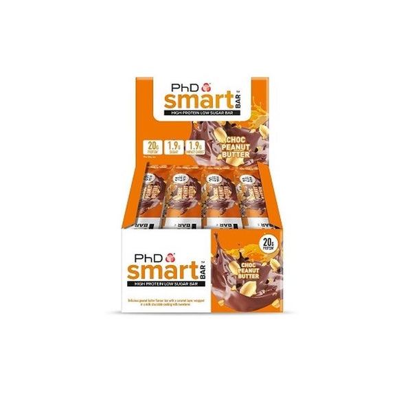 PhD Nutrition Smart Bar 12xChoc Peanut Butter 64 g