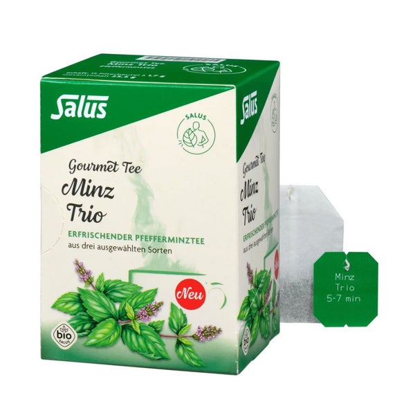 Minz Trio Gourmet Tee Bio Salus Filterbeutel 15 St