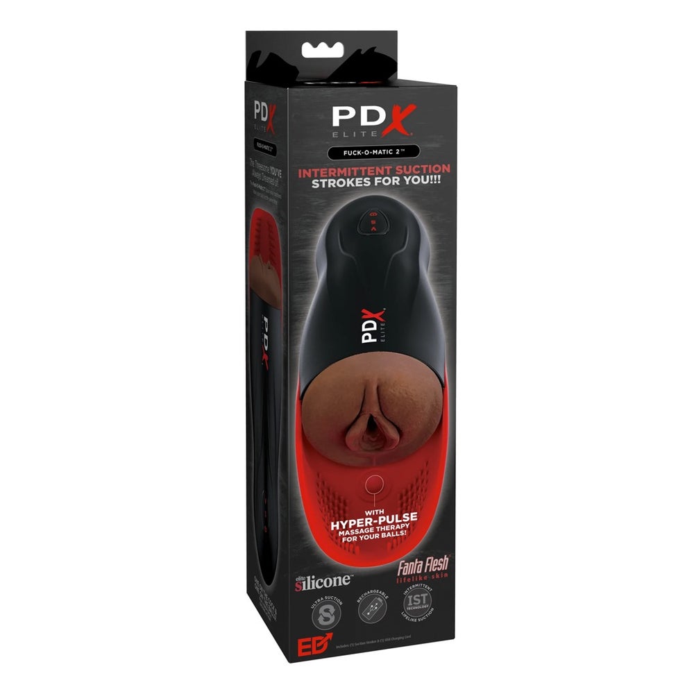 PDX - Masturbator mit genopptem Hodenstimulator 1 St