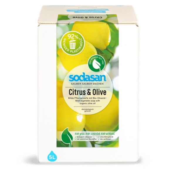 Sodasan Flüssigseife Citrus Olive Bio 5 l