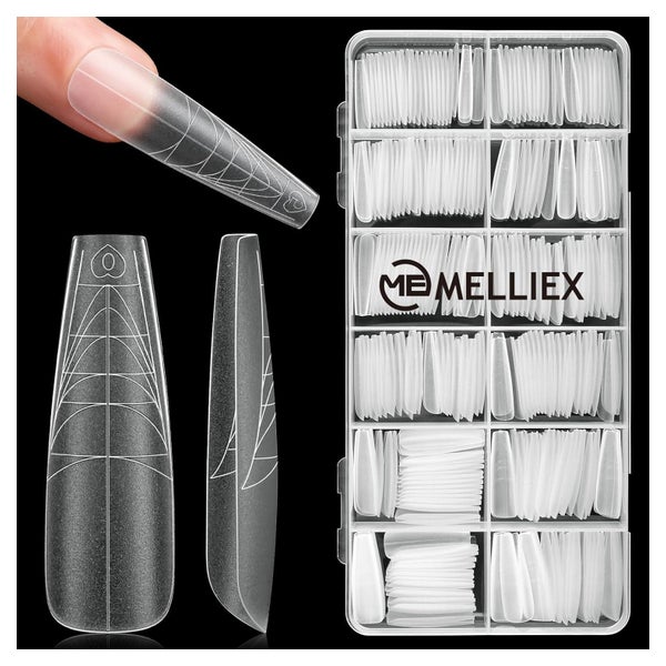 Nagelspitzen French Vollabdeckung 288 Stück 12 Größen 1 St