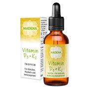 MADENA Vitamin D3 und K2 Menachinon all-trans MK-7 50 ml
