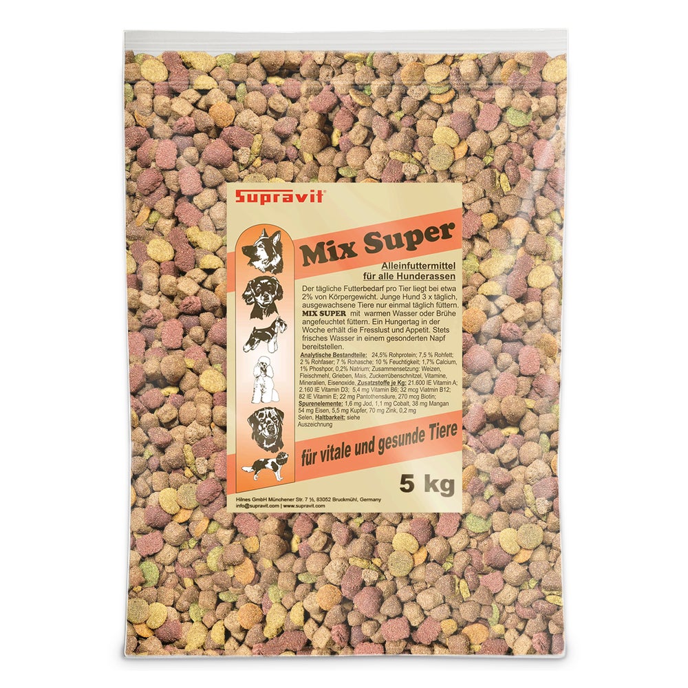 Supravit Mix Super Hundefutter 5 kg 5 kg
