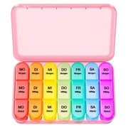 Pillendose 7 Tage 3 Fächer Tablettenbox Reise Medikamentenbo 1 St