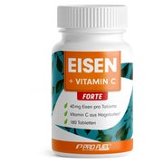 ProFuel - EISEN Tabletten 40mg + natürl. Vitamin C 180 Kaps 180 St