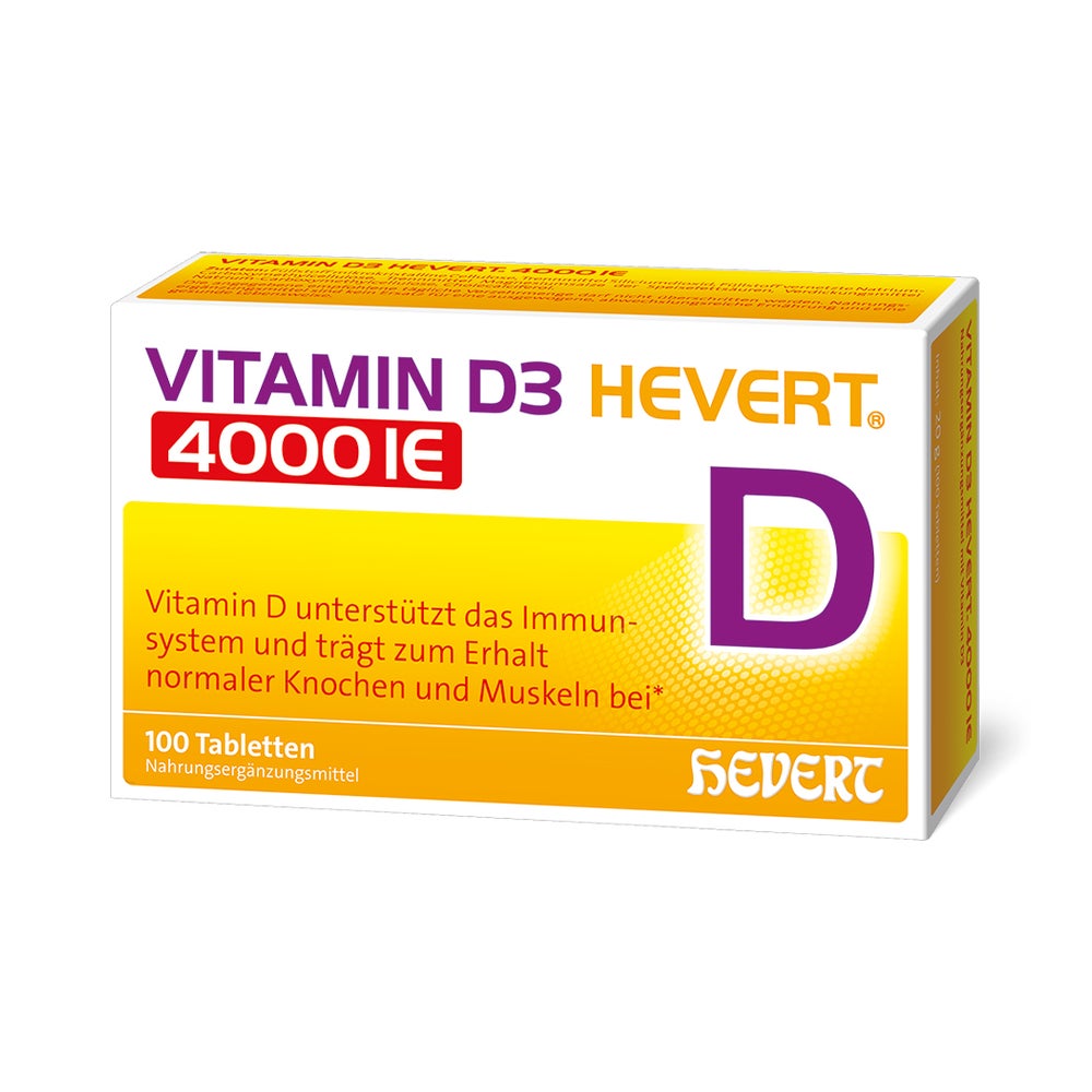 Vitamin D3 Hevert 4000 I.e. Tabletten 100 St